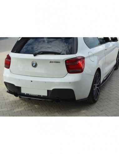 Lip trasero central BMW Serie 1 F20/F21 (Con pack M)(con barras verticales)