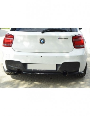 Lip trasero central BMW Serie 1 F20/F21 (Con pack M)(con barras verticales)
