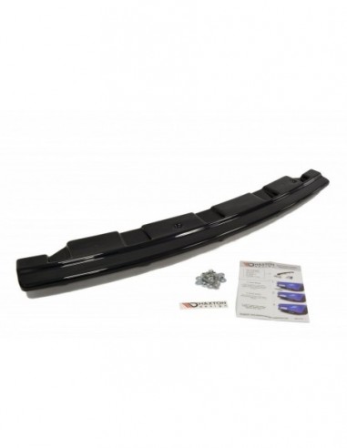 Lip trasero central BMW Serie 5 F11 (Con pack M)(Para 2 salidas individuales)(Con barras verticales)