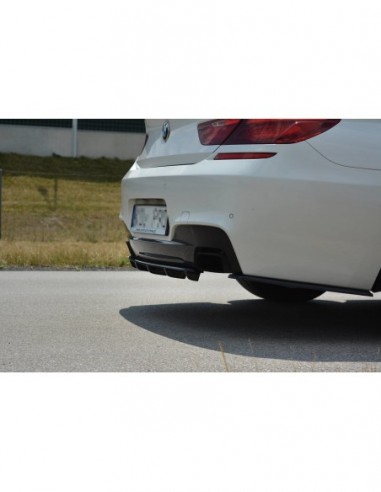 Lip trasero central BMW Serie 6 F06 Gran Coupé (Con pack M)(con barras verticales)