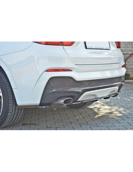 Lip trasero central BMW X4 F26 (Con pack M)(con barras verticales) Lip trasero central BMW X4 F26 (Con pack M)(con barras verticales)