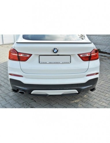 Lip trasero central BMW X4 F26 (Con pack M)(sin barras verticales)
