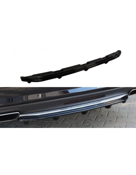 Lip trasero central Mercedes-Benz CLS C218 (AMG Line)(Con barras verticales) Lip trasero central Mercedes-Benz CLS C218 (AMG Line)(Con barras verticales)