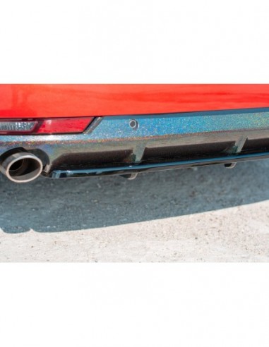 Lip trasero central Peugeot 508 SW Mk2 (Con barras verticales)