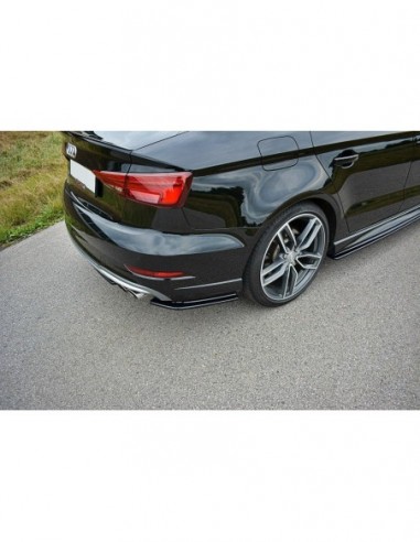 Lips traseros laterales V.1 Audi A3/S3 8V Sedan (S-Line)(Facelift)
