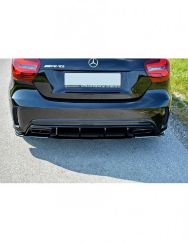 Lips traseros laterales Mercedes-Benz Clase A W176 (AMG Line)(Facelift)