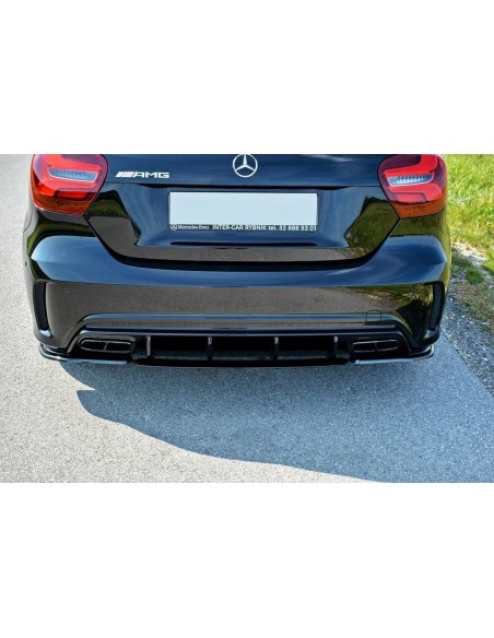 Lips traseros laterales Mercedes-Benz Clase A W176 (AMG Line)(Facelift) Lips traseros laterales Mercedes-Benz Clase A W176 (AMG Line)(Facelift)