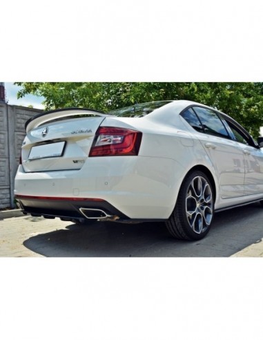 Lips traseros laterales V.1 Skoda Octavia RS Mk3 (Incluido Facelift)