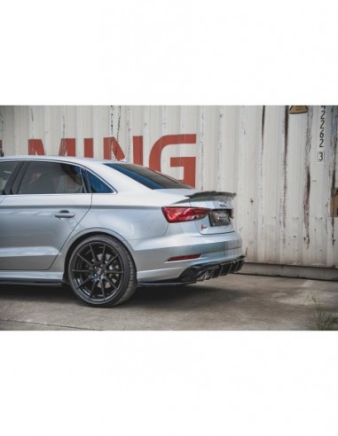 Lips traseros laterales V.2 Audi A3/S3 8V Sedan (S-Line)(Facelift)