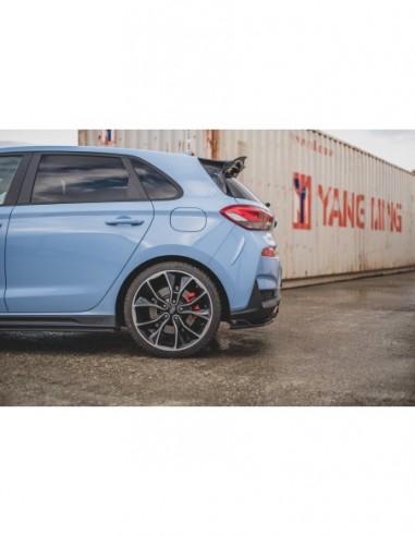 Lips traseros laterales V.2 Hyundai i30N Mk3 Hatchback