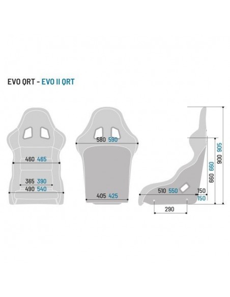 Asiento competición Sparco Evo L QRT