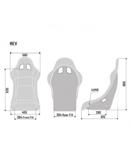 Asiento competición Sparco Rev QRT