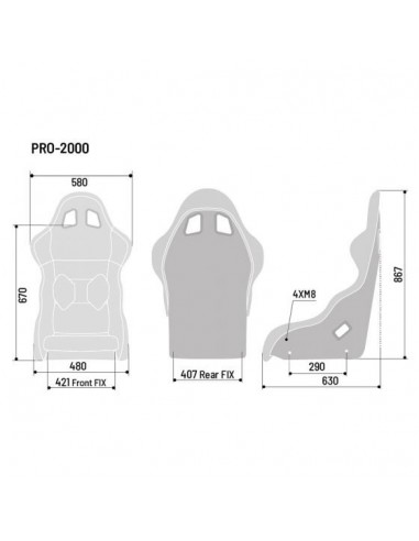 Asiento competición Sparco Pro 2000 QRT