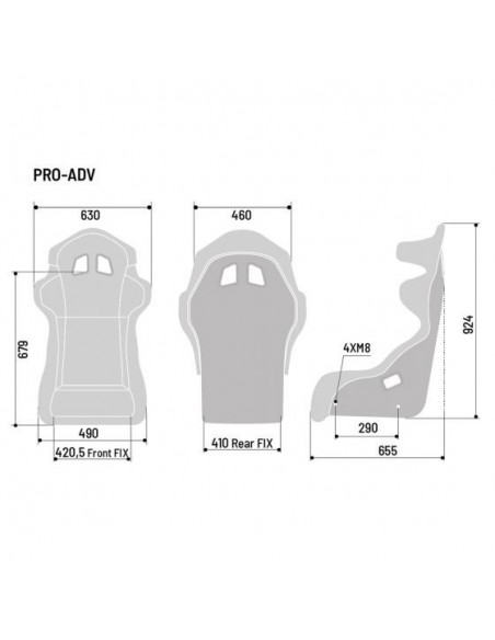 Asiento competición Sparco Pro ADV QRT
