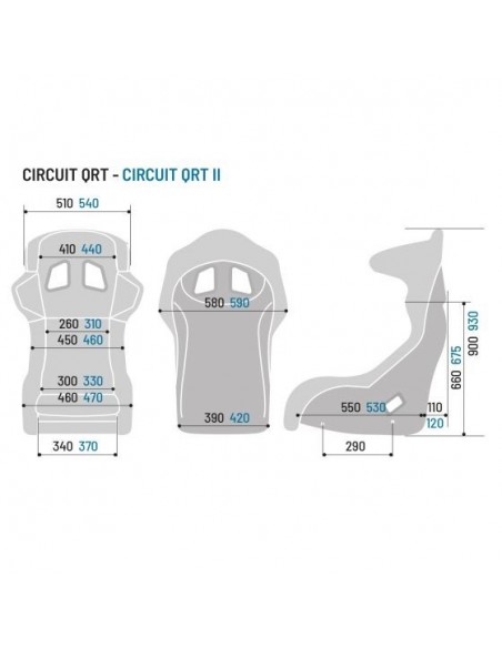 Asiento competición Sparco Circuit QRT