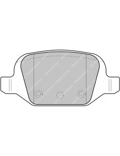 Pastillas Ferodo Racing DS2500 Abarth 500/595 traseras