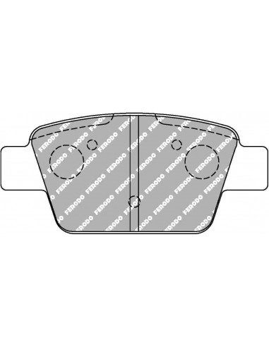 Pastillas Ferodo Racing DS2500 Fiat Bravo 07- 1.4T traseras