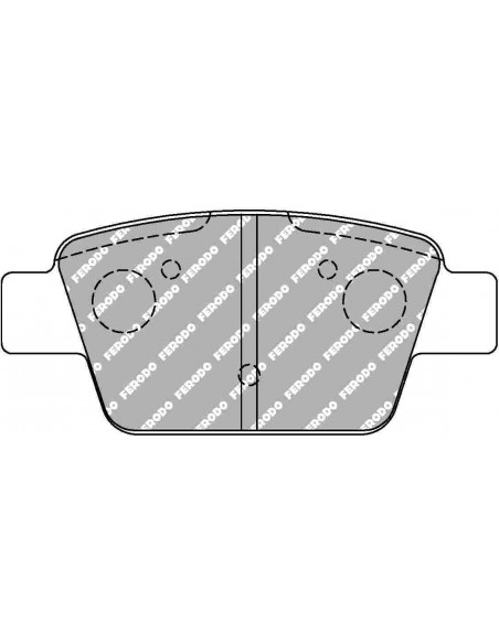 Pastillas Ferodo Racing DS2500 Fiat Bravo 07- 1.4T traseras