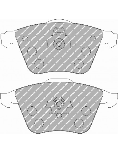 Pastillas Ferodo Racing DS2500 Volkswagen Golf V GTI 230cv/R32 delanteras