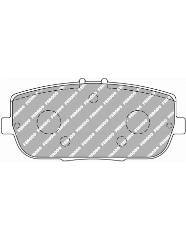 Pastillas Ferodo Racing DS2500 Mazda MX-5 ND traseras