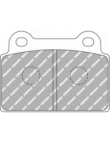 Pastillas Ferodo Racing DSUNO Mitsubishi Lancer Evo X traseras