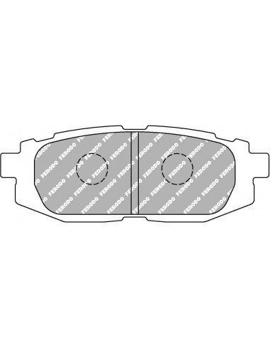 Pastillas Ferodo Racing DS2500 Subaru BRZ traseras