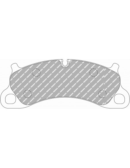 Pastillas Ferodo Racing DS1.11 Porsche 911 991 exc. GT3/Turbo delanteras