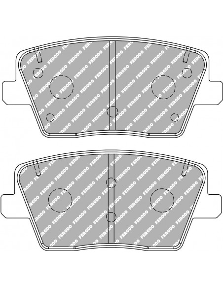 Pastillas Ferodo Racing DS2500 Hyundai i30N traseras