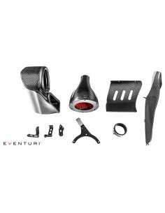 Kit admisión Eventuri Audi B9 RS5/RS4 Black Carbon con conducto secundario