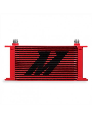 Radiador aceite universal Mishimoto 19 filas Rojo