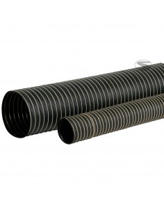 Tubo canalizador aire negro 102mm