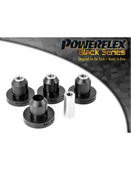 Silentblock puente trasero Powerflex Peugeot 106 (Tornillo M10) Black series