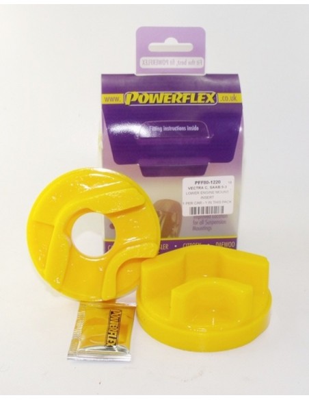 Inserto silentblock soporte motor inf del Powerflex Saab 9-3 02- (Gasolina)