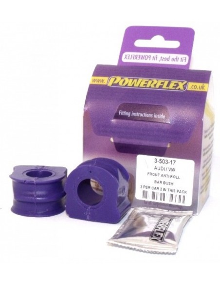 Silentblock estabilizadora del Powerflex 17mm Audi A3/S3 8L 4WD