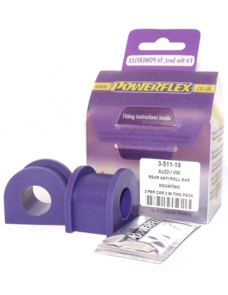 Silentblock estabilizadora tras Powerflex 19mm Volkswagen Bora 4WD