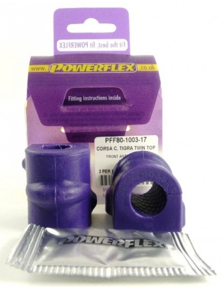 Silentblock estabilizadora del Powerflex 17mm Opel Corsa C