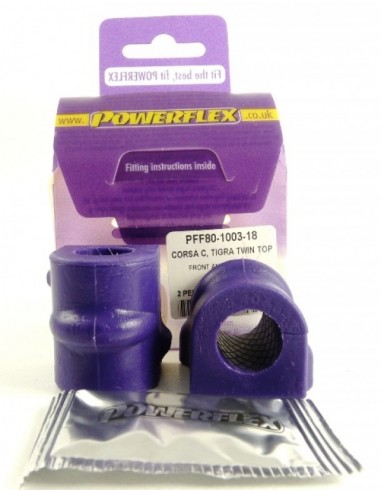 Silentblock estabilizadora del Powerflex 18mm Opel Corsa C