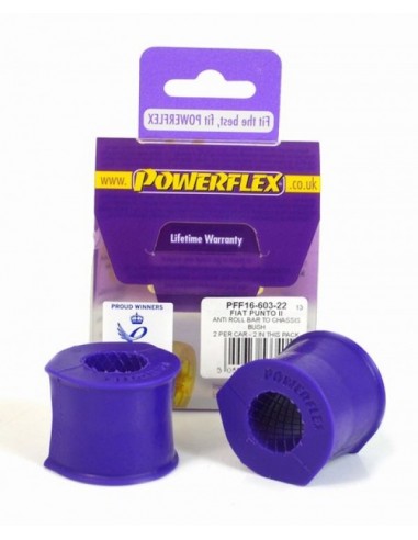 Silentblock estabilizadora del Powerflex 22mm Lancia Delta 93-99
