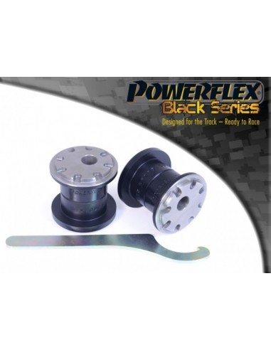 Silentblock delantero trapecio del Powerflex Volkswagen Golf V (Ajustable caída) Black series