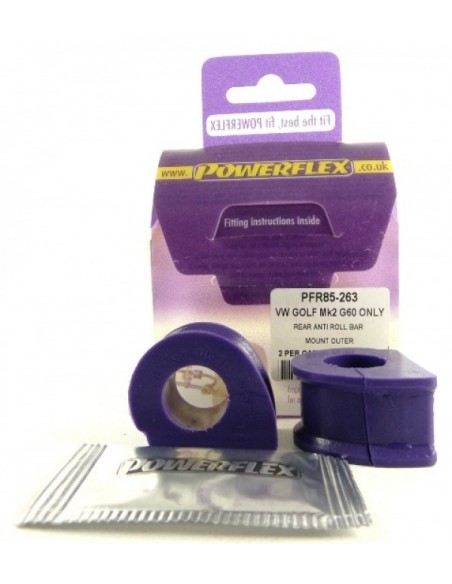 Silentblock estabilizadora tras Powerflex 18.5mm Volkswagen Golf II 4WD