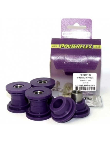 Silentblock unión estabilizadora tras Powerflex Subaru Impreza 93-00