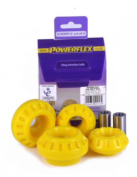Silentblock amortiguador sup tras Powerflex Volkswagen Jetta 79-84