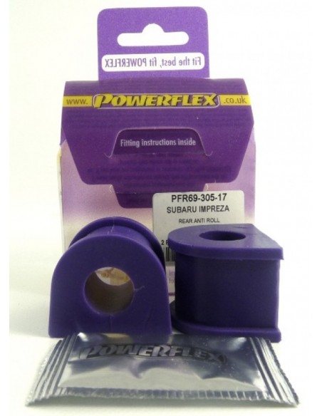 Silentblock estabilizadora tras Powerflex 17mm Subaru Legacy 03-09