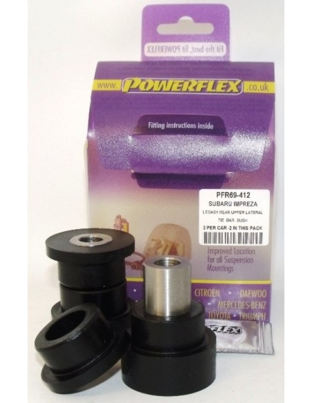 Silentblock exterior tirante lateral sup tras Powerflex Subaru Legacy 98-03