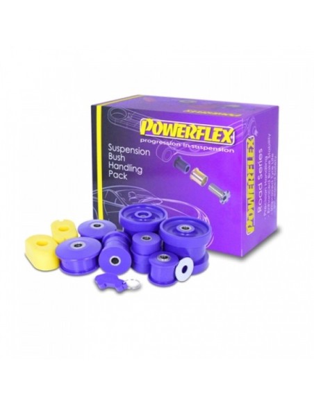 Kit silentblocks Powerflex Seat Leon 99-05 4WD (Gasolina/Trapecios fundición)