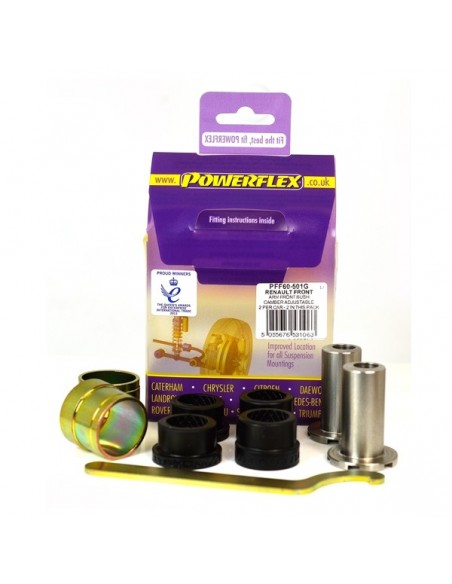Silentblock delantero brazo del Powerflex Renault Megane II 02-08 (Ajustable caída)