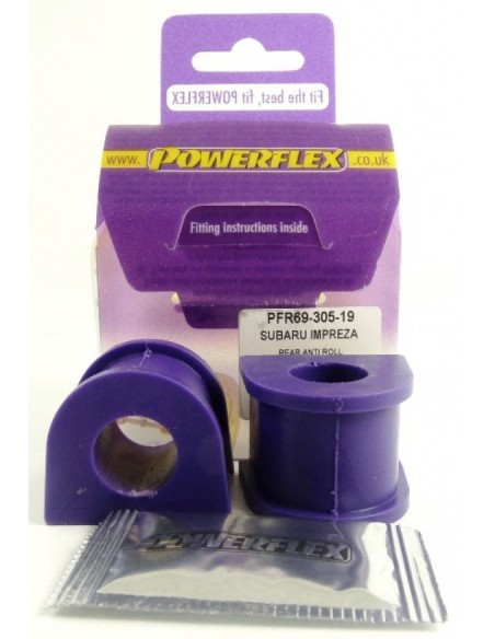 Silentblock estabilizadora tras Powerflex 19mm Subaru Outback 98-03