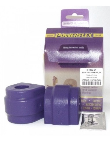 Silentblock estabilizadora del Powerflex 24mm BMW Serie 3 E46 incl. xDrive/Compact