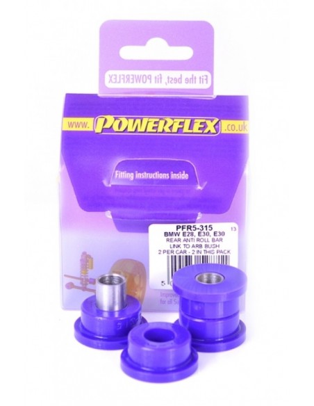 Silentblock unión estabilizadora tras al brazo Powerflex BMW Serie 6 E24