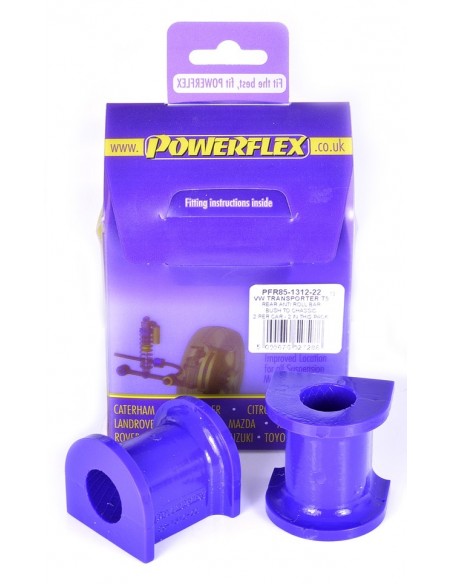 Silentblock estabilizadora tras Powerflex 22mm Volkswagen Transporter T5